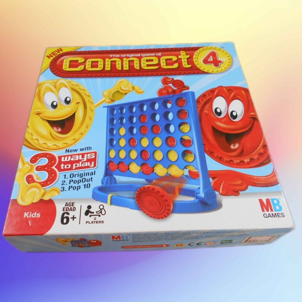 2008 Connect 4 Revised Game Now 3 Ways to Play Milton Bradley